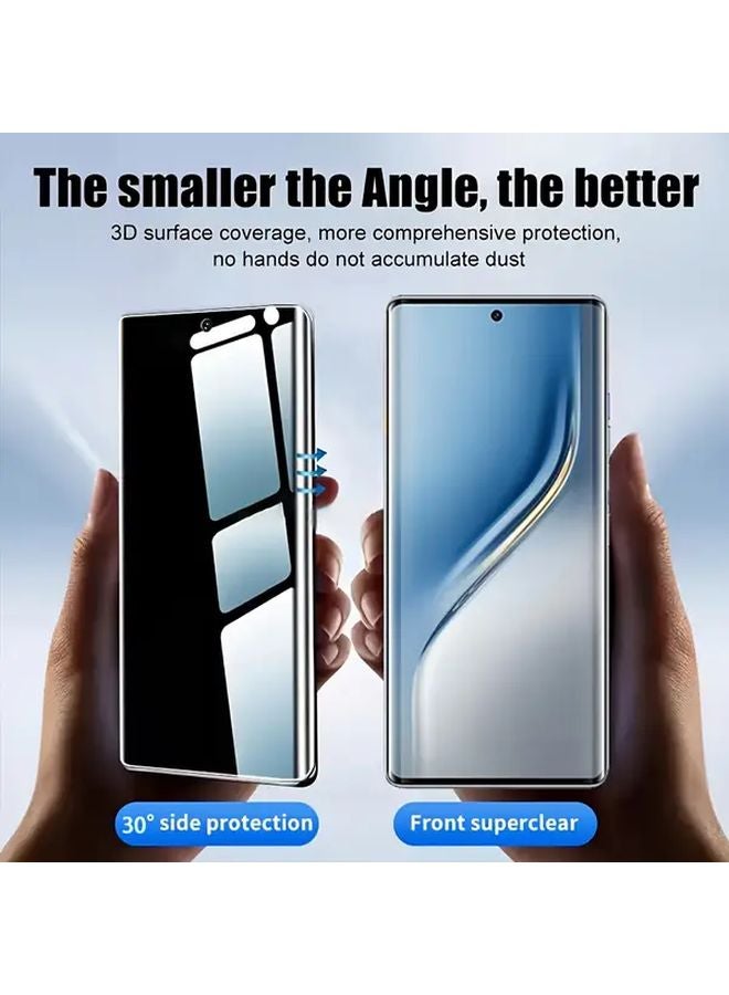 Tecno Camon 40 Pro 4G Privacy Hydrogel Film 2 Pack Anti Fingerprint Soft TPU - Image 5